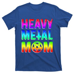 Pride Lgbt Gift Lesbian Bisexual Rainbow Metal Mom Gift T-Shirt