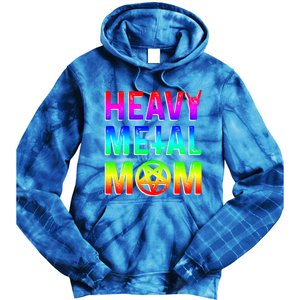 Pride Lgbt Gift Lesbian Bisexual Rainbow Metal Mom Gift Tie Dye Hoodie