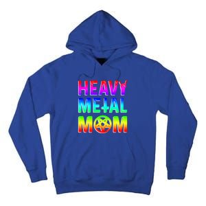 Pride Lgbt Gift Lesbian Bisexual Rainbow Metal Mom Gift Tall Hoodie