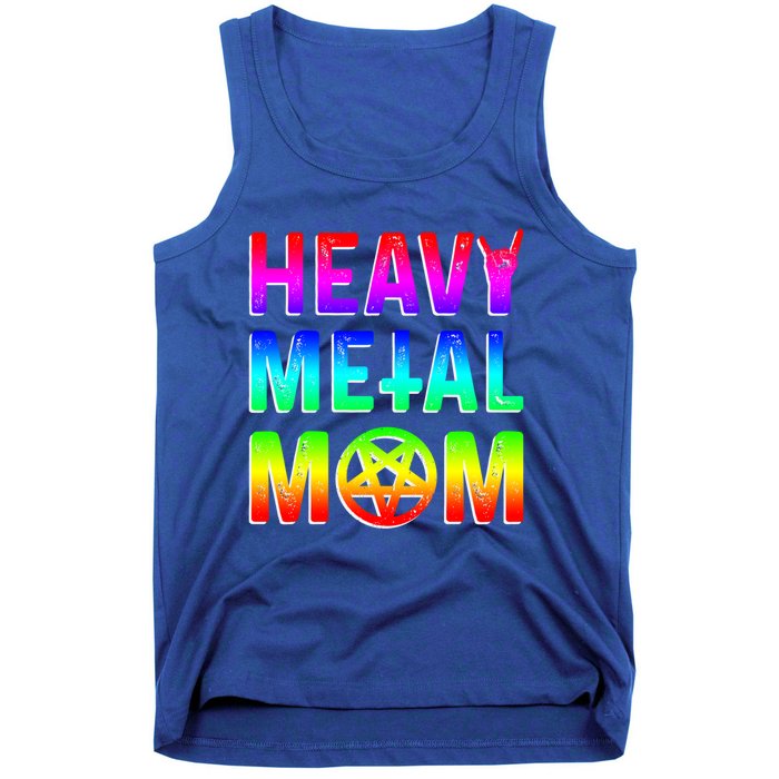 Pride Lgbt Gift Lesbian Bisexual Rainbow Metal Mom Gift Tank Top