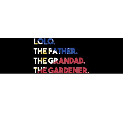 Philippines Lolo Grandad Father Gardener Flag Filipino Bumper Sticker