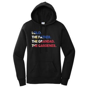 Philippines Lolo Grandad Father Gardener Flag Filipino Women's Pullover Hoodie