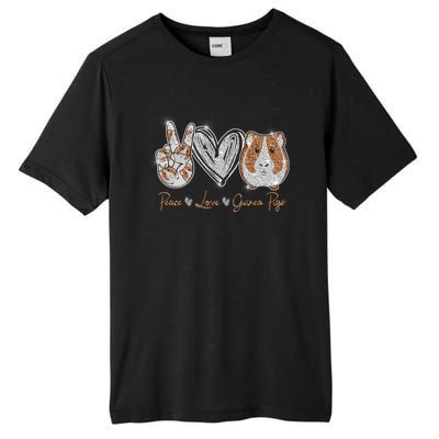 Peace Love Guinea Pigs Gift For Guinea Pigs Lover Gift Tall Fusion ChromaSoft Performance T-Shirt