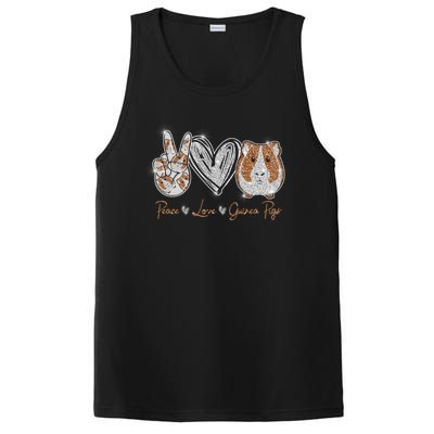 Peace Love Guinea Pigs Gift For Guinea Pigs Lover Gift PosiCharge Competitor Tank