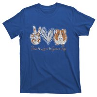 Peace Love Guinea Pigs Gift For Guinea Pigs Lover Gift T-Shirt