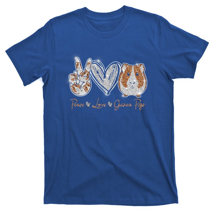 Peace Love Guinea Pigs Gift For Guinea Pigs Lover Gift T-Shirt