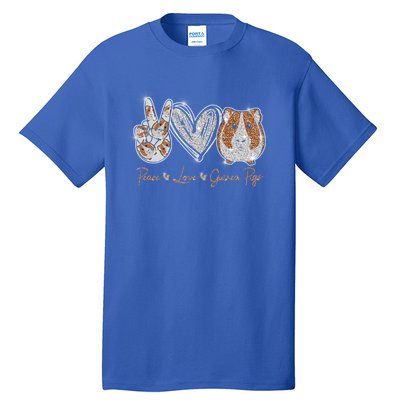 Peace Love Guinea Pigs Gift For Guinea Pigs Lover Gift Tall T-Shirt