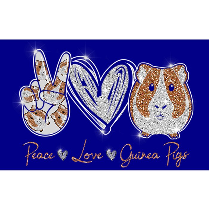 Peace Love Guinea Pigs Gift For Guinea Pigs Lover Gift Bumper Sticker