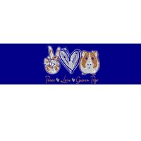 Peace Love Guinea Pigs Gift For Guinea Pigs Lover Gift Bumper Sticker