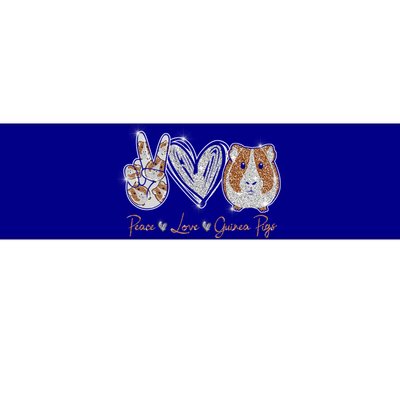 Peace Love Guinea Pigs Gift For Guinea Pigs Lover Gift Bumper Sticker