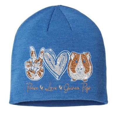 Peace Love Guinea Pigs Gift For Guinea Pigs Lover Gift Sustainable Beanie