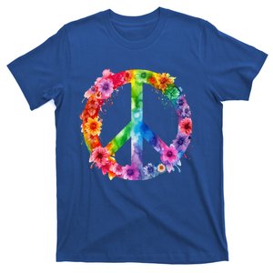 PEACE Love Hippie SIGN LOVE Flower World Peace Day T-Shirt