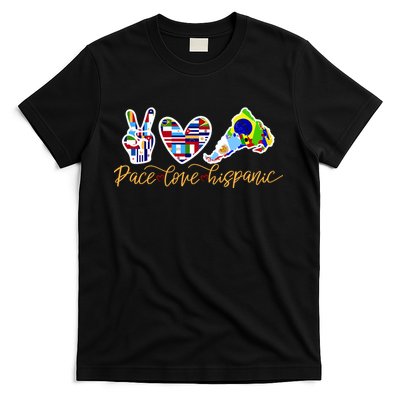 Peace Love Hispanic Heritage Month T-Shirt