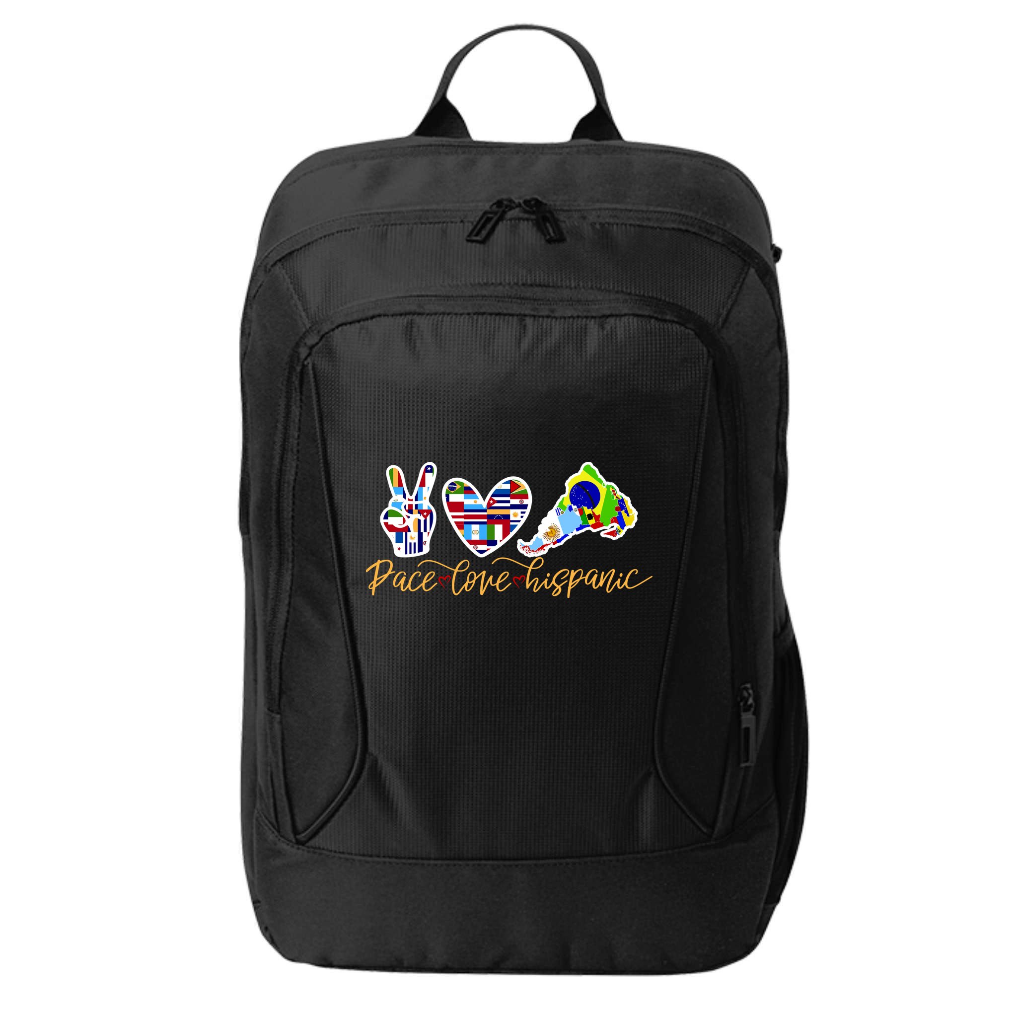 Peace Love Hispanic Heritage Month City Backpack