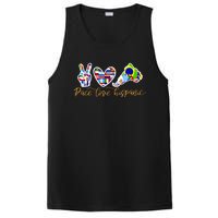 Peace Love Hispanic Heritage Month PosiCharge Competitor Tank