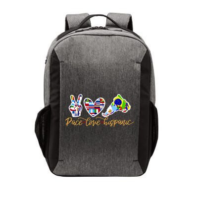 Peace Love Hispanic Heritage Month Vector Backpack