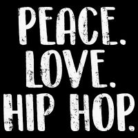 Peace Love Hip Hop HipHop Dancer Breakdance Breakdancing 16 in Basic Backpack