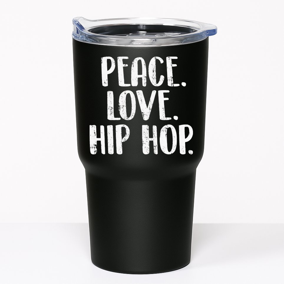Peace Love Hip Hop HipHop Dancer Breakdance Breakdancing Tumbler