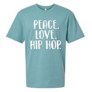 Peace Love Hip Hop HipHop Dancer Breakdance Breakdancing Sueded Cloud Jersey T-Shirt