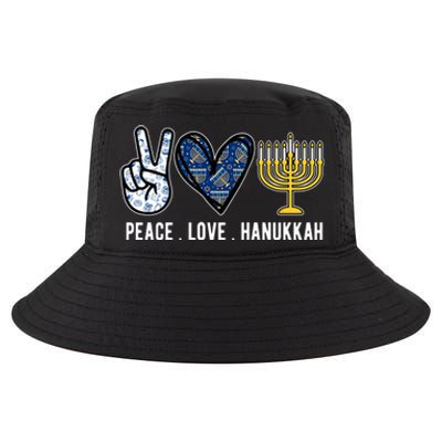 Peace Love Hanukkah Jewish Holiday Gift Cool Comfort Performance Bucket Hat