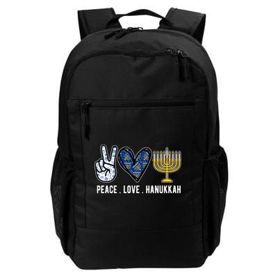 Peace Love Hanukkah Jewish Holiday Gift Daily Commute Backpack