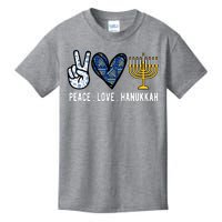 Peace Love Hanukkah Jewish Holiday Gift Kids T-Shirt