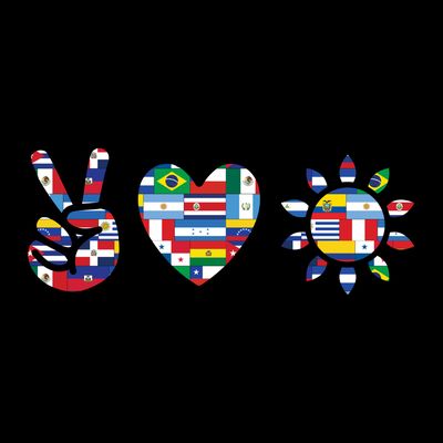 Peace Love Hispanic Heritage Month T-Shirt