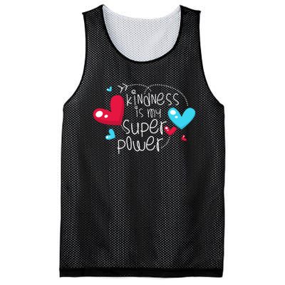 Peace Love & Happiness Kindness My Superpower Gift Design Mesh Reversible Basketball Jersey Tank