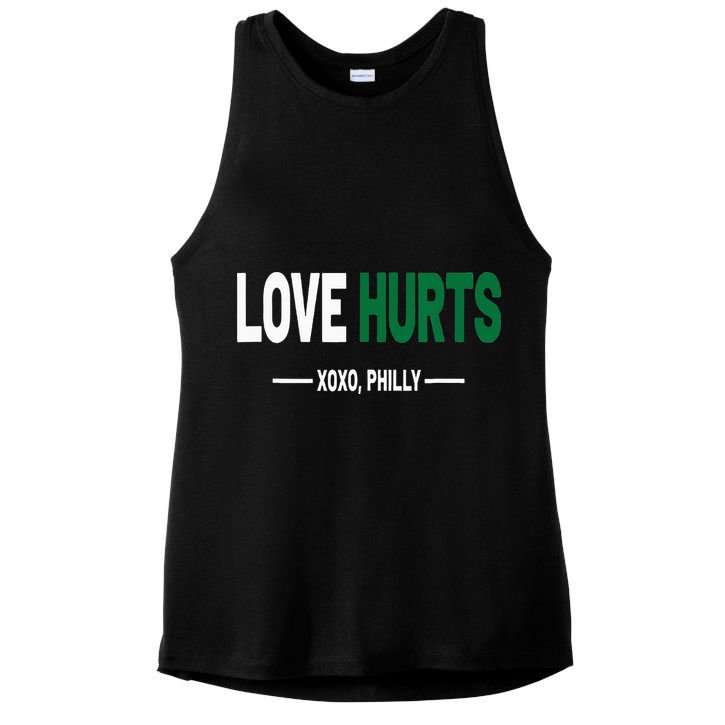 Philadelphia Love Hurts Fan Pride Ladies PosiCharge Tri-Blend Wicking Tank