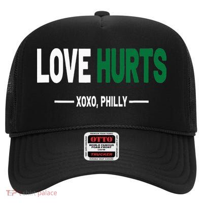 Philadelphia Love Hurts Fan Pride High Crown Mesh Back Trucker Hat