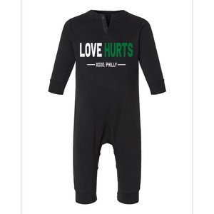 Philadelphia Love Hurts Fan Pride Infant Fleece One Piece