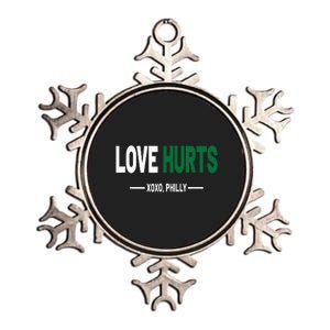 Philadelphia Love Hurts Fan Pride Metallic Star Ornament