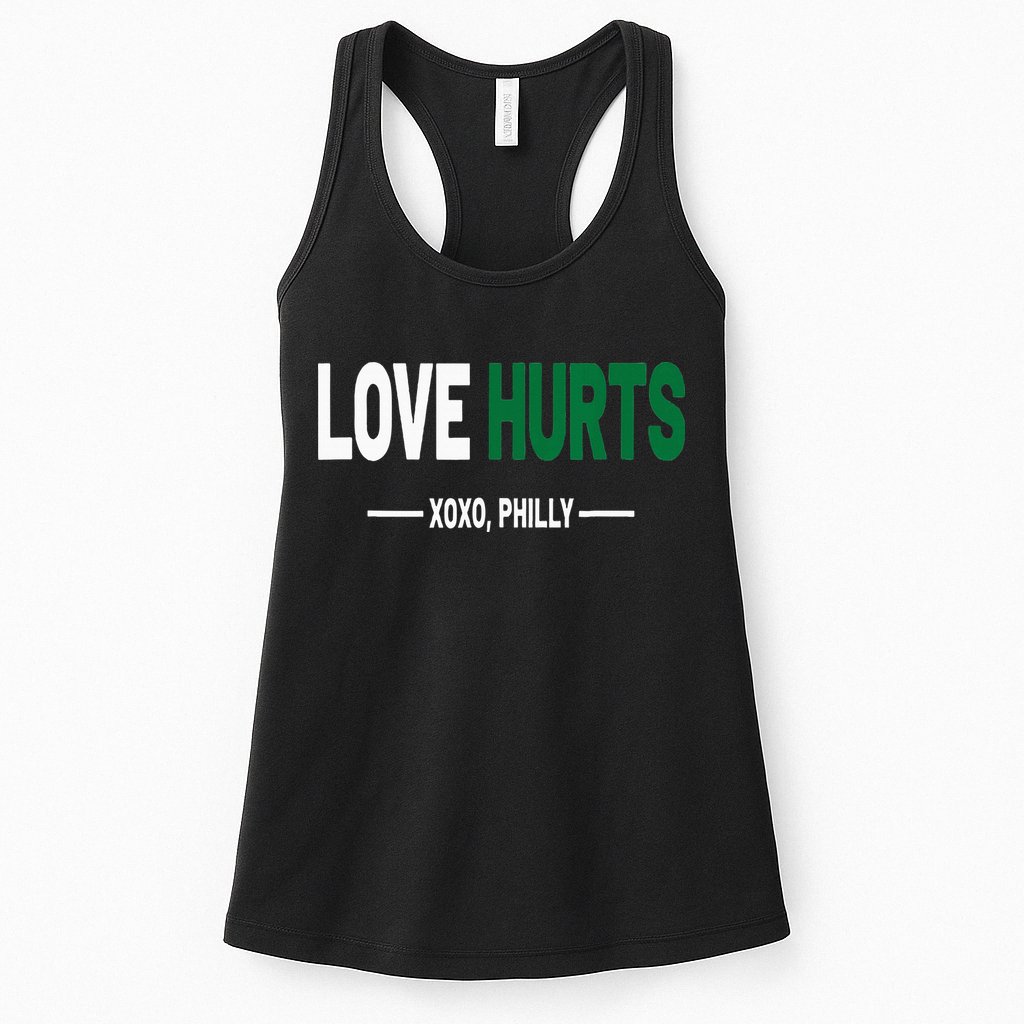 Philadelphia Love Hurts Fan Pride Womens Tank Top