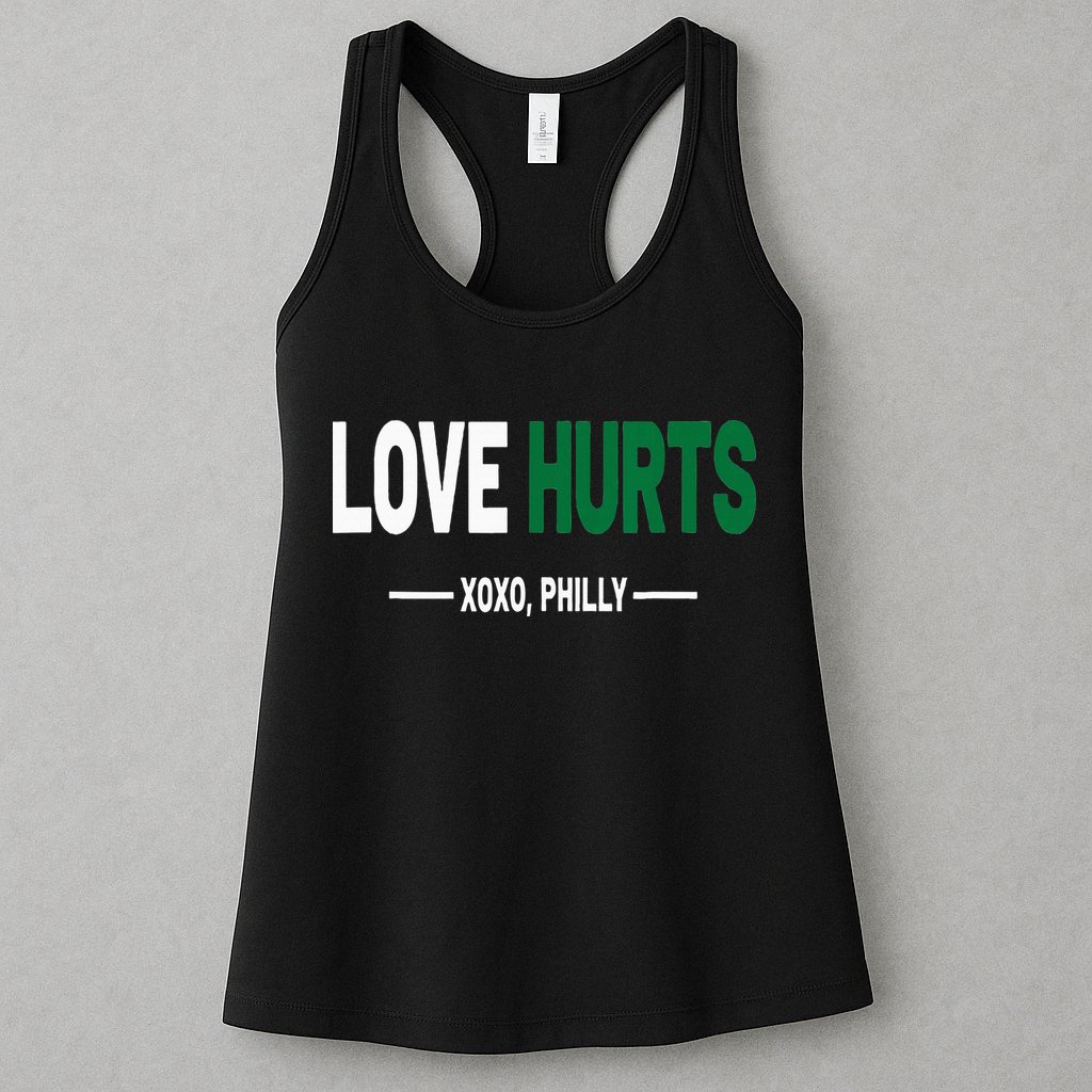 Philadelphia Love Hurts Fan Pride Womens Tank Top