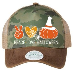 Peace Love Halloween Legacy Tie Dye Trucker Hat