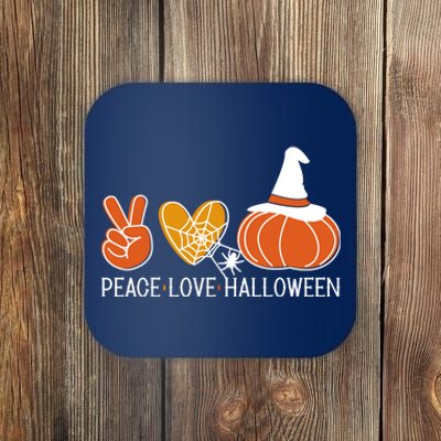 Peace Love Halloween Coaster