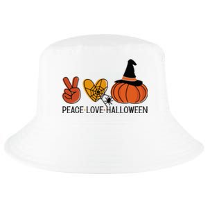 Peace Love Halloween Cool Comfort Performance Bucket Hat