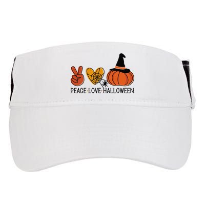 Peace Love Halloween Adult Drive Performance Visor