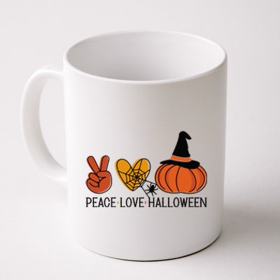 Peace Love Halloween Coffee Mug