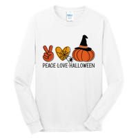 Peace Love Halloween Tall Long Sleeve T-Shirt