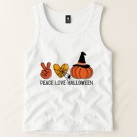 Peace Love Halloween Tank Top