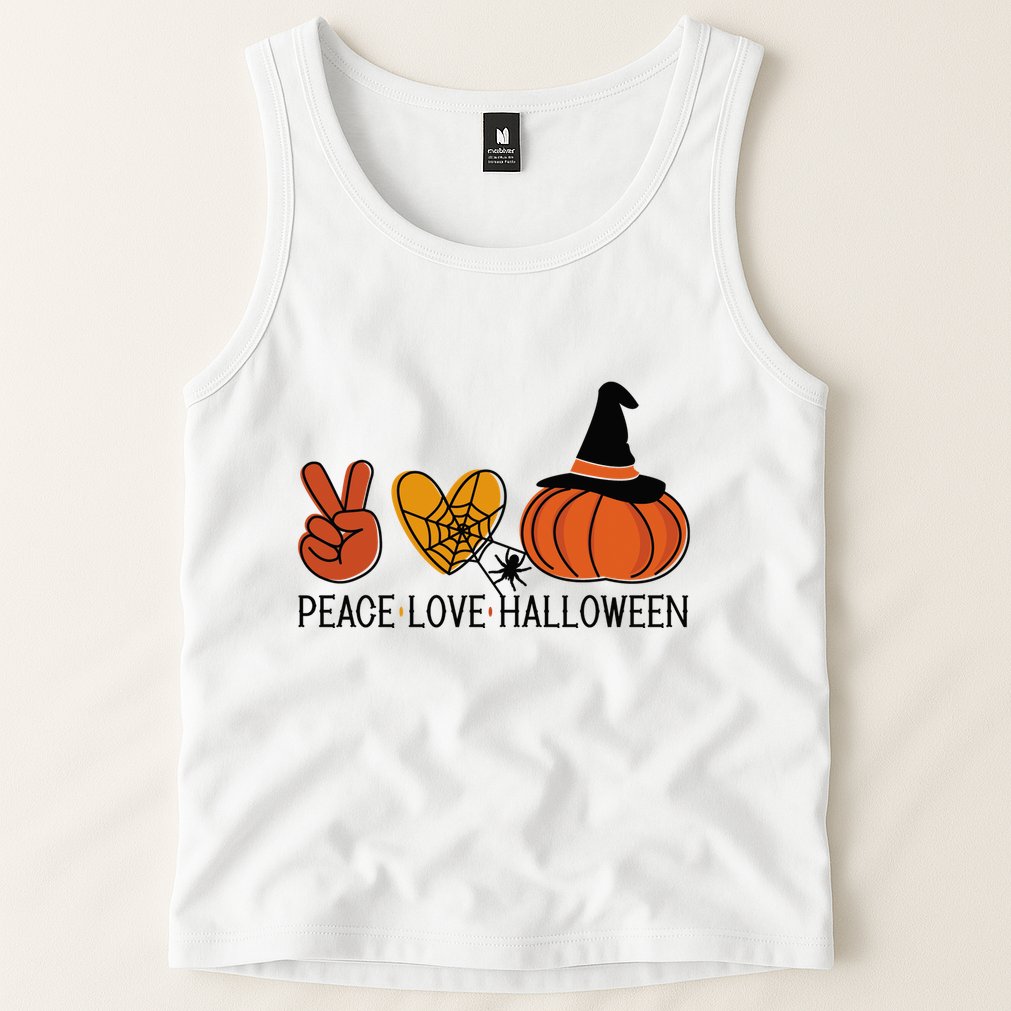 Peace Love Halloween Tank Top
