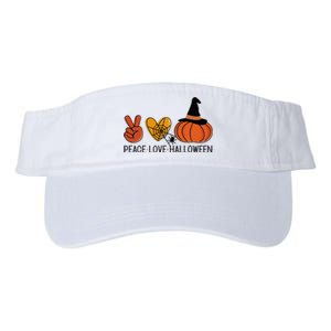 Peace Love Halloween Valucap Bio-Washed Visor