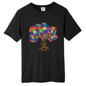 Peace Love Hippie Tree Of Life Arbor Earth Day Hippie Tall Fusion ChromaSoft Performance T-Shirt