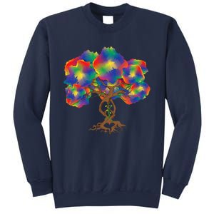 Peace Love Hippie Tree Of Life Arbor Earth Day Hippie Sweatshirt