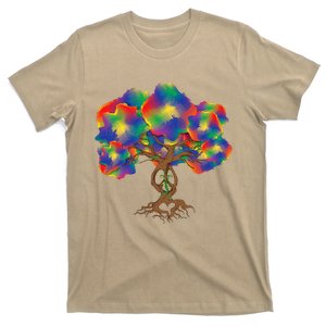 Peace Love Hippie Tree Of Life Arbor Earth Day Hippie T-Shirt