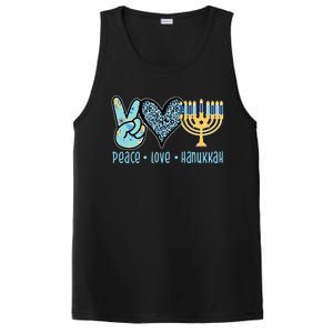 Peace Love Hanukkah Cute Gift PosiCharge Competitor Tank