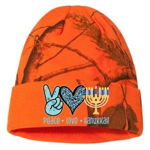 Peace Love Hanukkah Cute Gift Kati Licensed 12" Camo Beanie