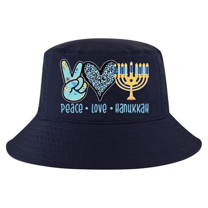 Peace Love Hanukkah Cute Gift Cool Comfort Performance Bucket Hat