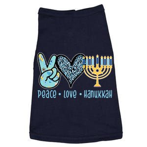 Peace Love Hanukkah Cute Gift Doggie Tank